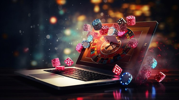 Antarmuka Super Sic Bo di platform tomat hoki menampilkan tiga dadu dan opsi taruhan
